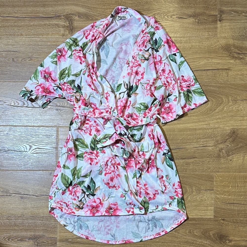 Show Me Your MuMu Brie Robe Garden of Blooms One Size
